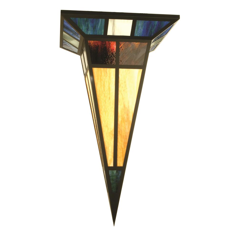 Meyda Tiffany Lighting 78316 24"Sq Polaris Semi-Flushmount