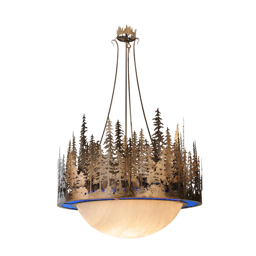 Meyda Tiffany Lighting 81179 54"W Pine Lake Inverted Pendant