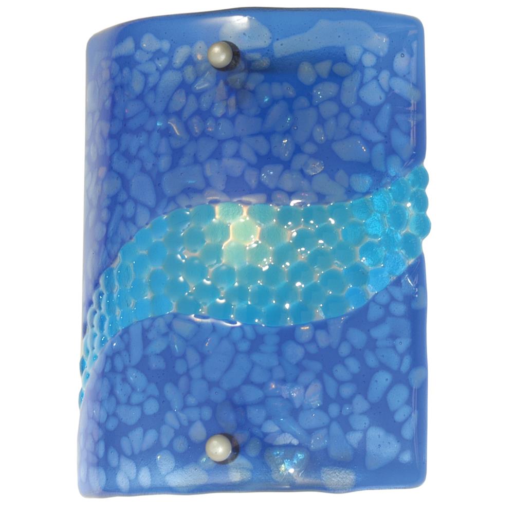 Meyda Tiffany Lighting 81667 9"W Pietre Fused Glass Wall Sconce