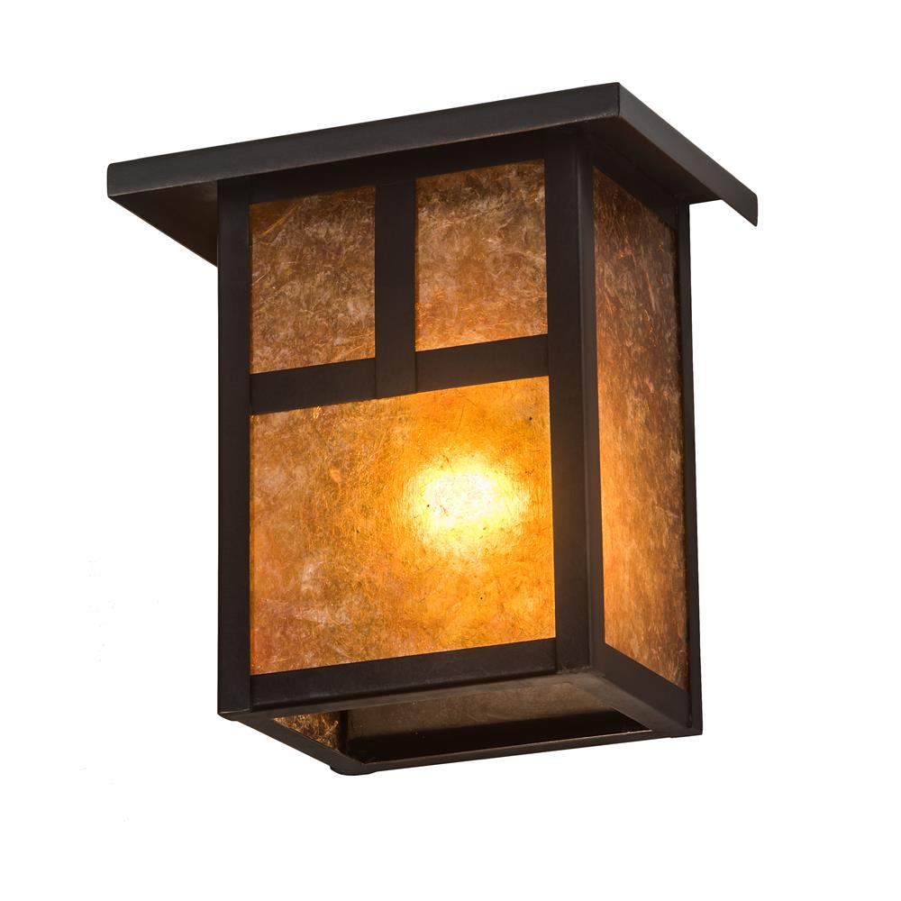 Meyda Lighting 89802 6.5"Square Hyde Park "T" Mission Wall Sconce