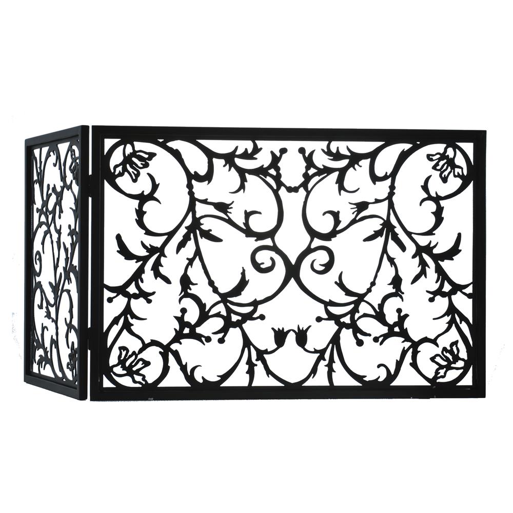 Meyda Tiffany Lighting 97928 34"W X 23"H Vine Folding Fireplace Screen