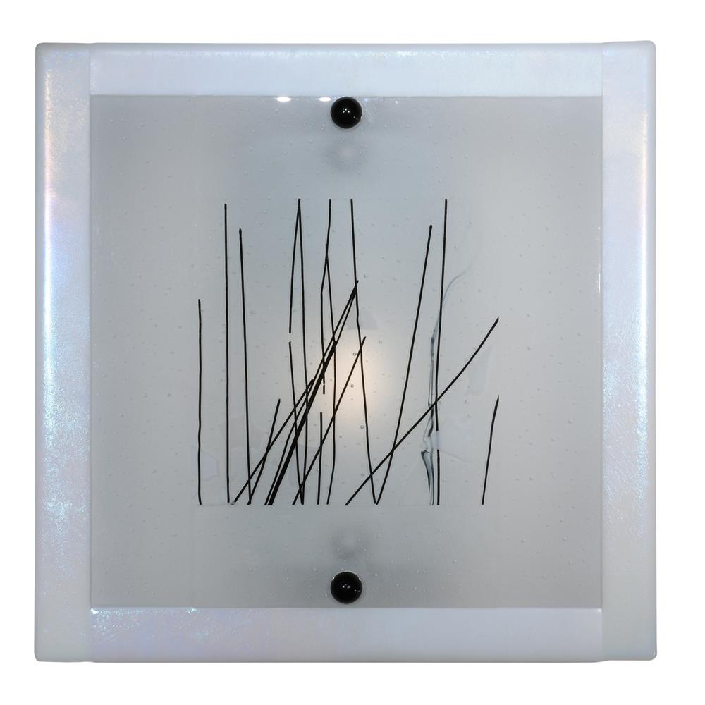 Meyda Tiffany Lighting 99277 12"W Twigs Fused Glass Wall Sconce