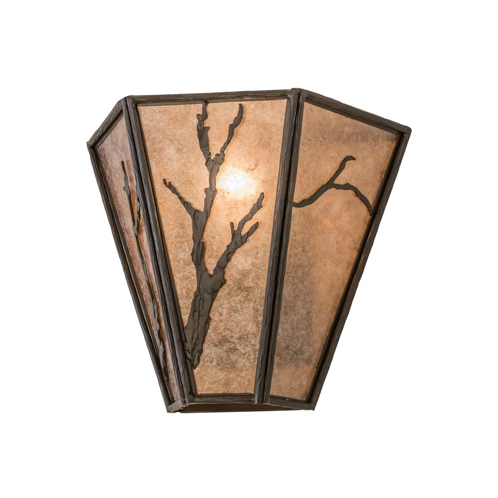 Meyda Tiffany Lighting 99385 Branches Wall Sconce, Timeless Bronze