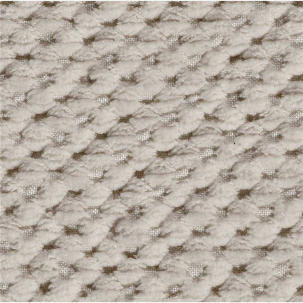 MJD Fabric CHATEAU-WHITE, TEXTURED VELVET