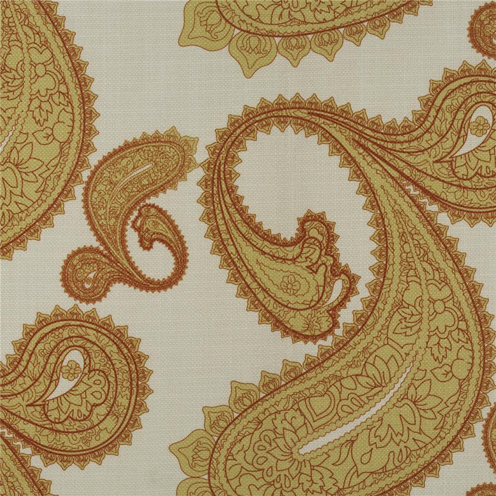 MJD Fabric SWEDEN-SAFFRON, Print