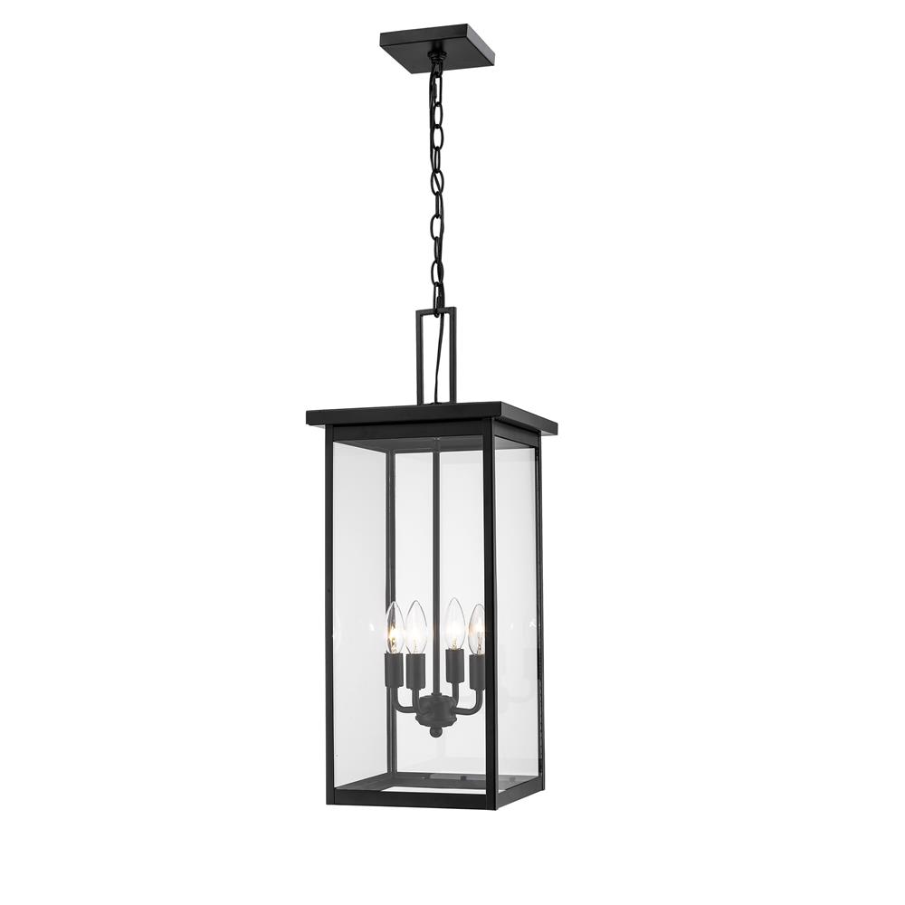 Millennium Lighting 42605-PBK Outdoor Hanging Lantern in Powder Coat Black