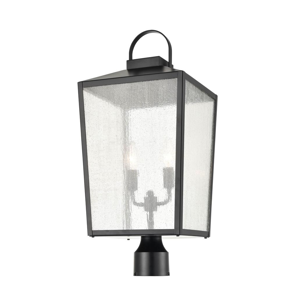 Millennium Lighting 42654-PBK Outdoor Post Lantern in Powder Coat Black