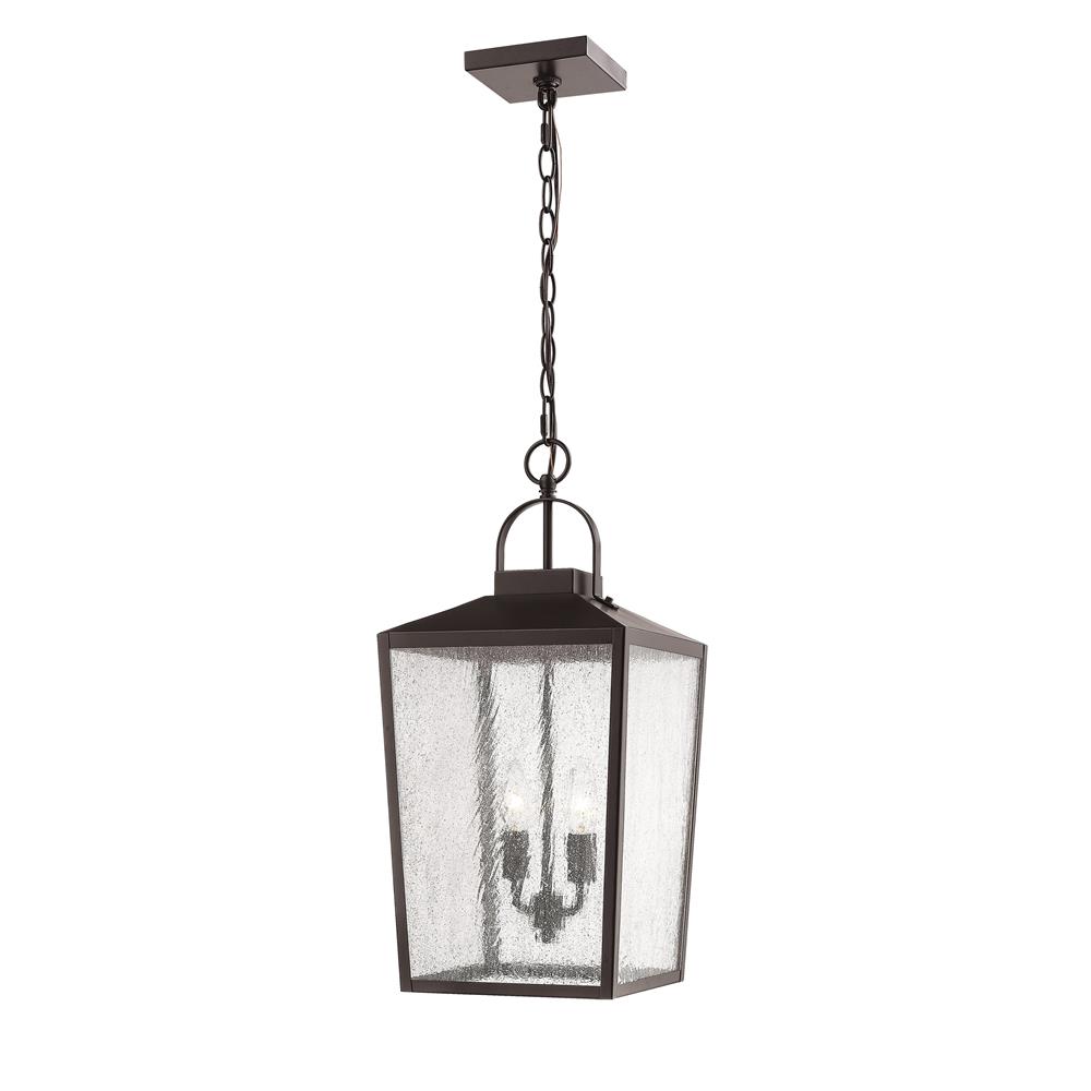 Millennium Lighting 42655-PBZ Outdoor Hanging Lantern in Powder Coat Bronze