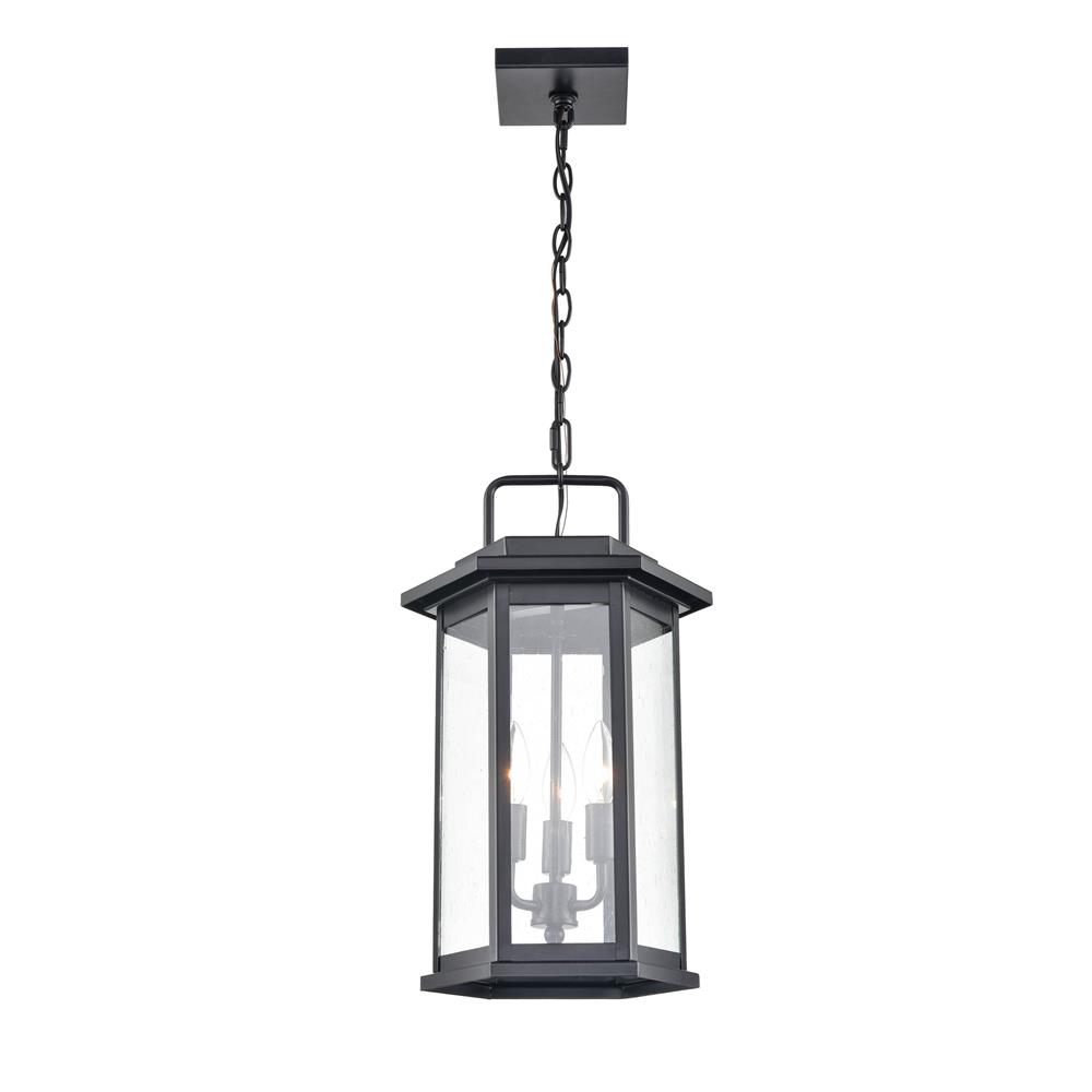 Millennium Lighting 2687-PBK Outdoor Hanging Lantern in Powder Coat Black