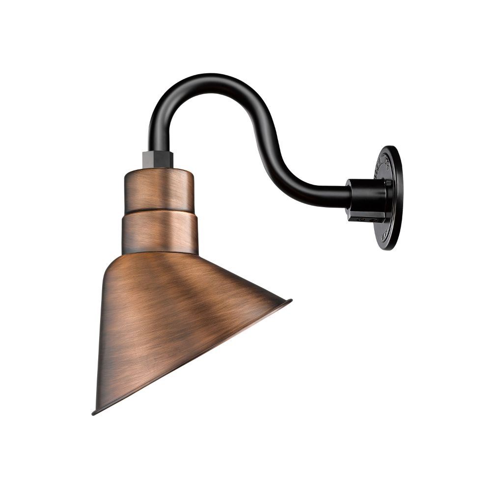 Millennium Lighting RAS10-NC R Series Angle Shade in Natural Copper