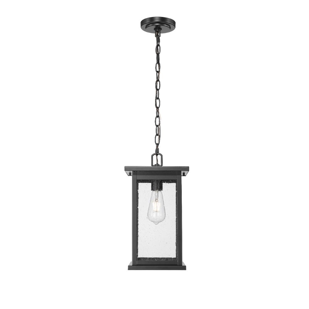 Millennium Lighting 4125-PBK Outdoor Hanging Lantern in Powder Coated Black