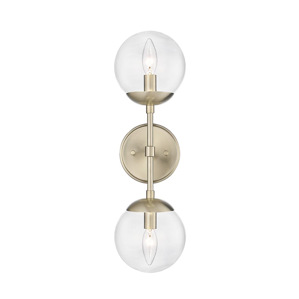 Millennium Lighting 8152-MG Avell Wall Sconce in Modern Gold