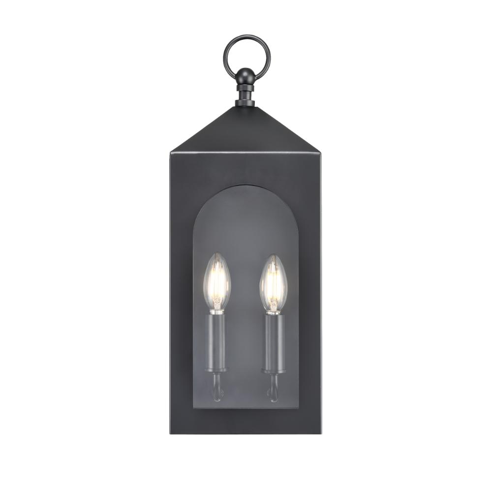 Millennium Lighting 7802-PBK Outdoor Wall Sconce in Powder Coated Black