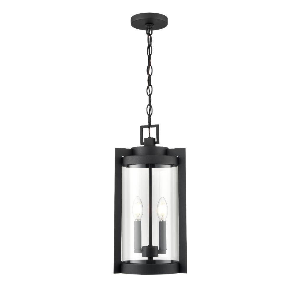 Millennium Lighting 91532-TBK Outdoor Hanging Lantern in Textured Black