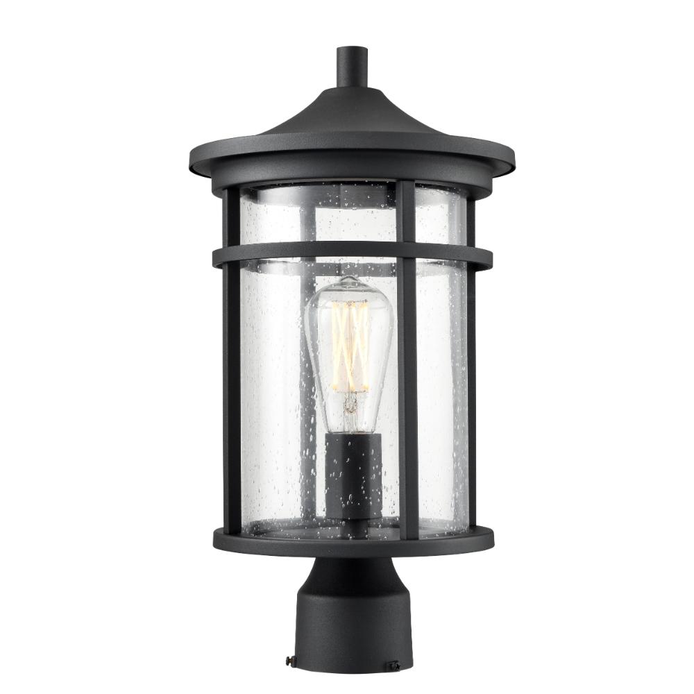 Millennium Lighting 91331-TBK Outdoor Post Lantern in Textured Black