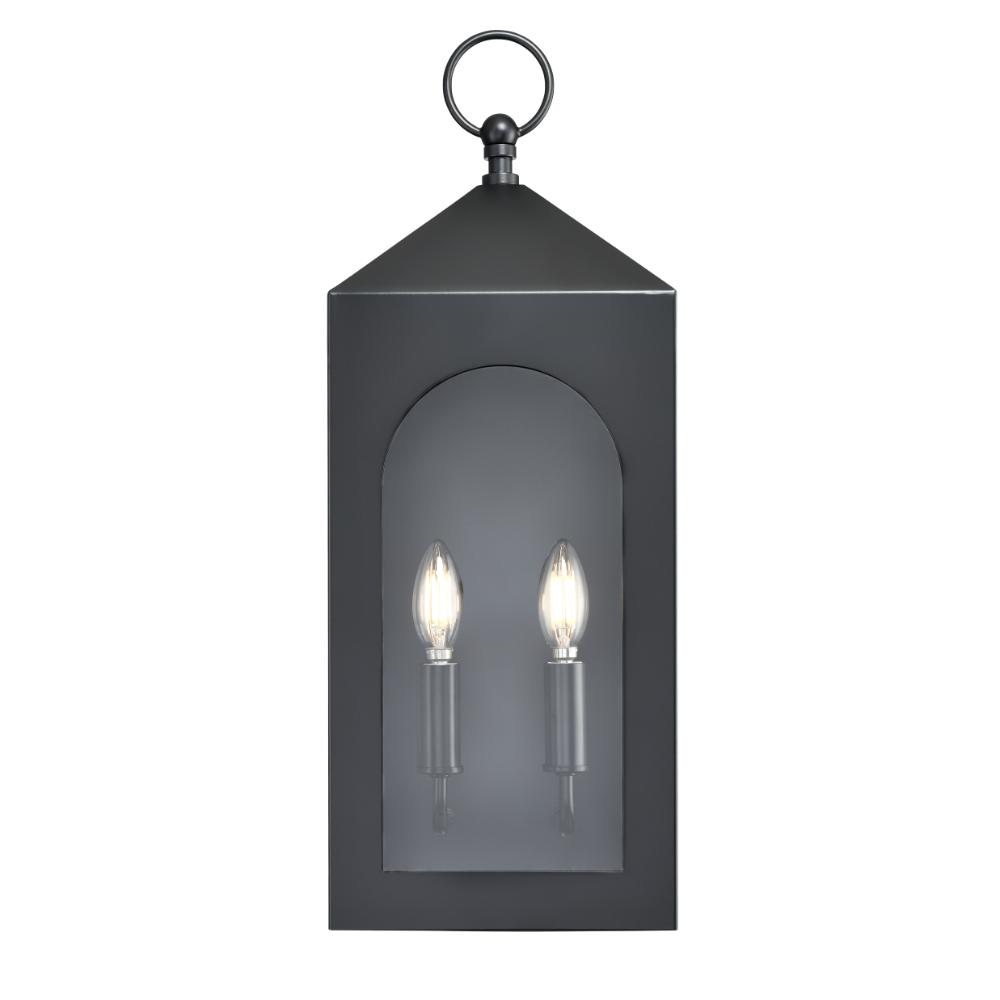 Millennium Lighting 7812-PBK Outdoor Wall Sconce in Powder Coated Black
