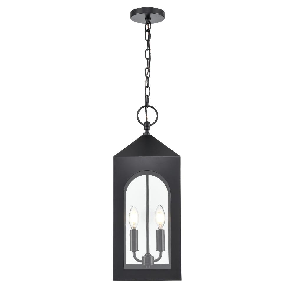 Millennium Lighting 7832-PBK Outdoor Hanging Lantern in Powder Coated Black