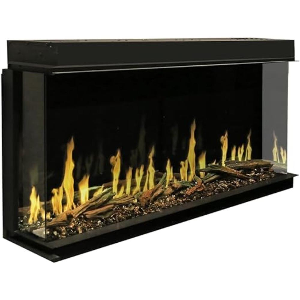 Modern Flame OR120-MULTI Orion 120" Multi Heliovision Fireplace (9" Deep - 18" Viewing)