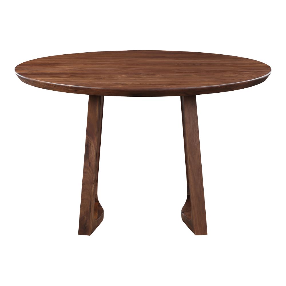 Moes Home Collection BC-1100-24 Silas Round Dining Table in Walnut