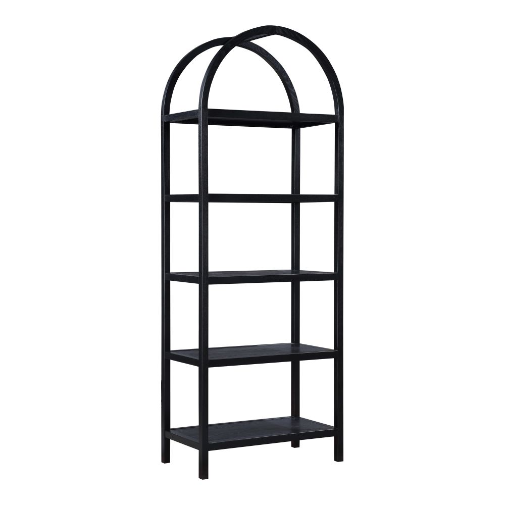 Moes Home Collection BC-1115-02 Eero Bookcase in Black