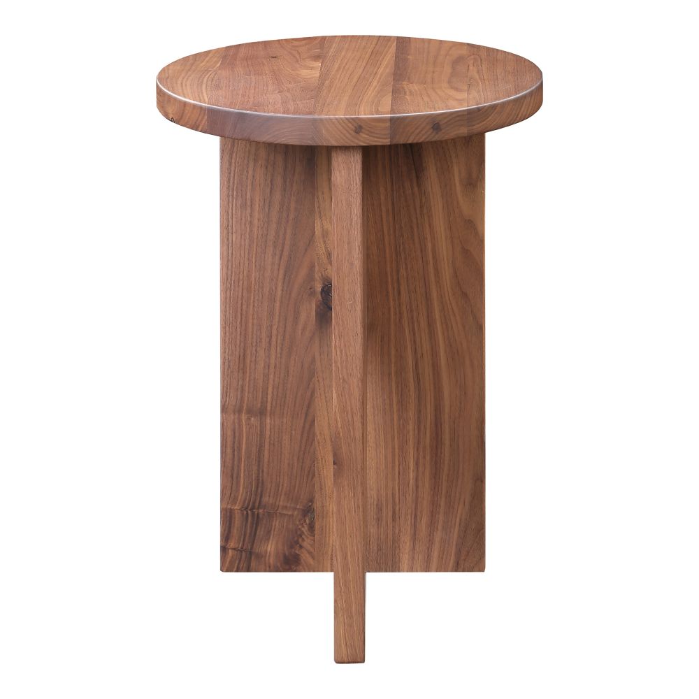 Moes Home Collection BC-1122-03 Grace Accent Table in Walnut