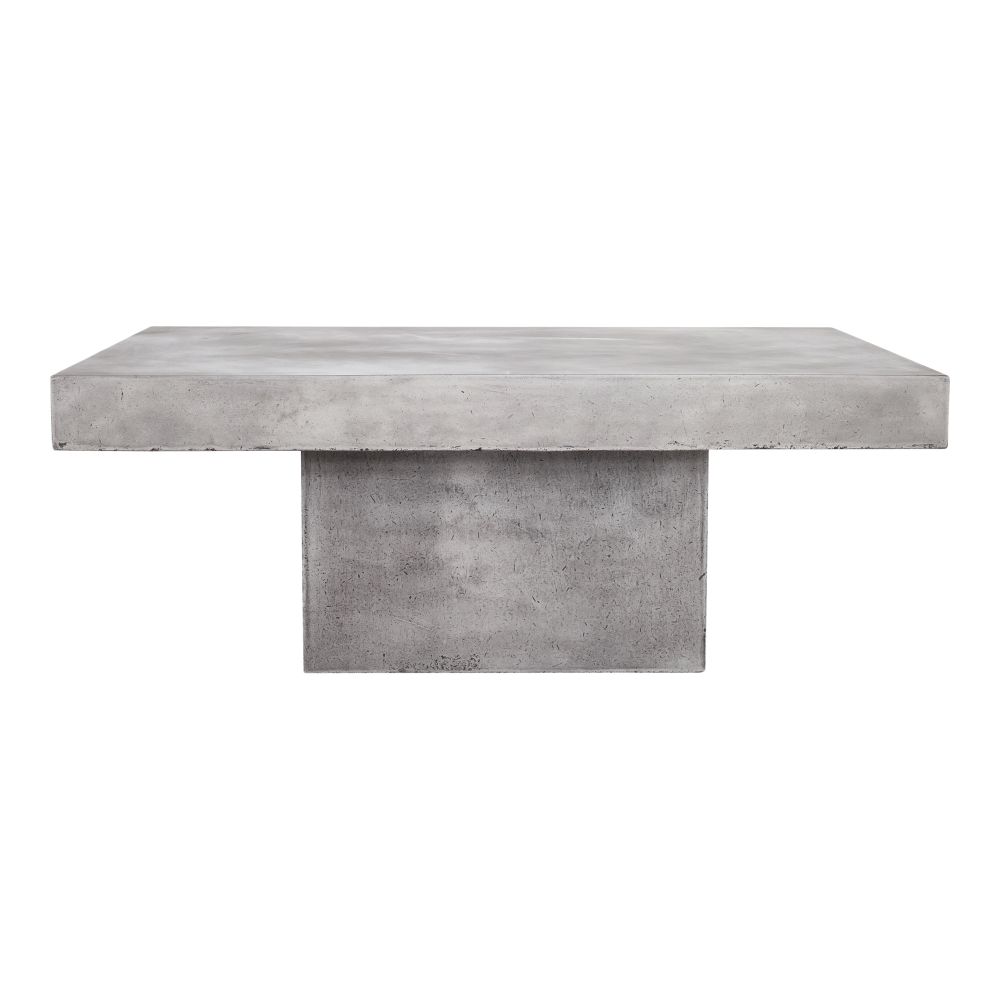Moes Home Collection BQ-1007-25 Maxima Outdoor Coffee Table in Grey