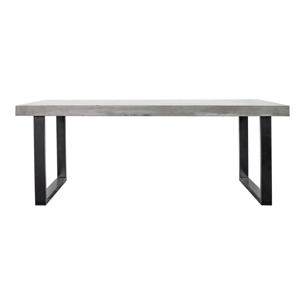 Moes Home Collection BQ-1018-25 Jedrik Large Outdoor Dining Table in Grey
