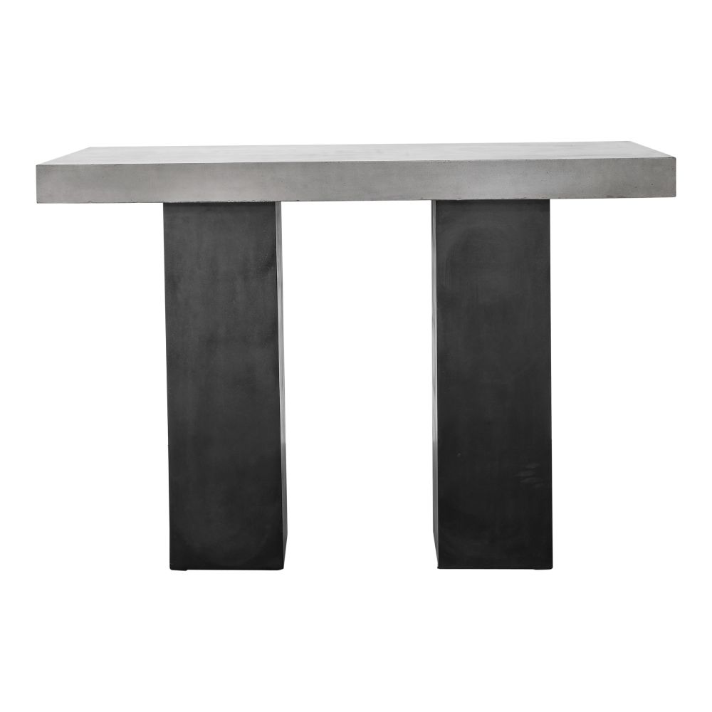 Moes Home Collection BQ-1035-25 Lithic Outdoor Bar Table in Grey