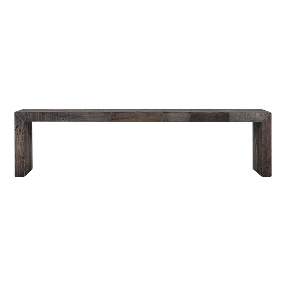 Moes Home Collection BT-1001-37 Vintage Large Bench in Grey