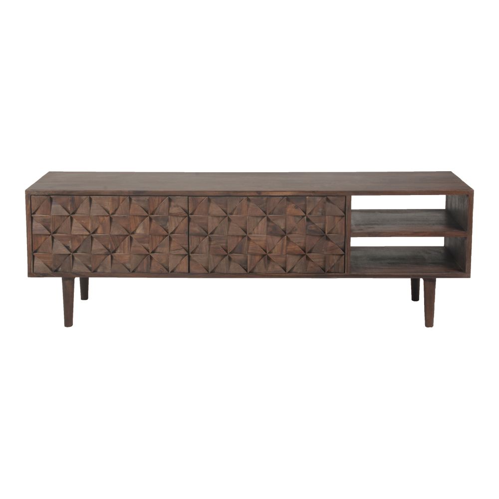 Moes Home Collection BZ-1040-03 Pablo Entertainment Unit in Brown
