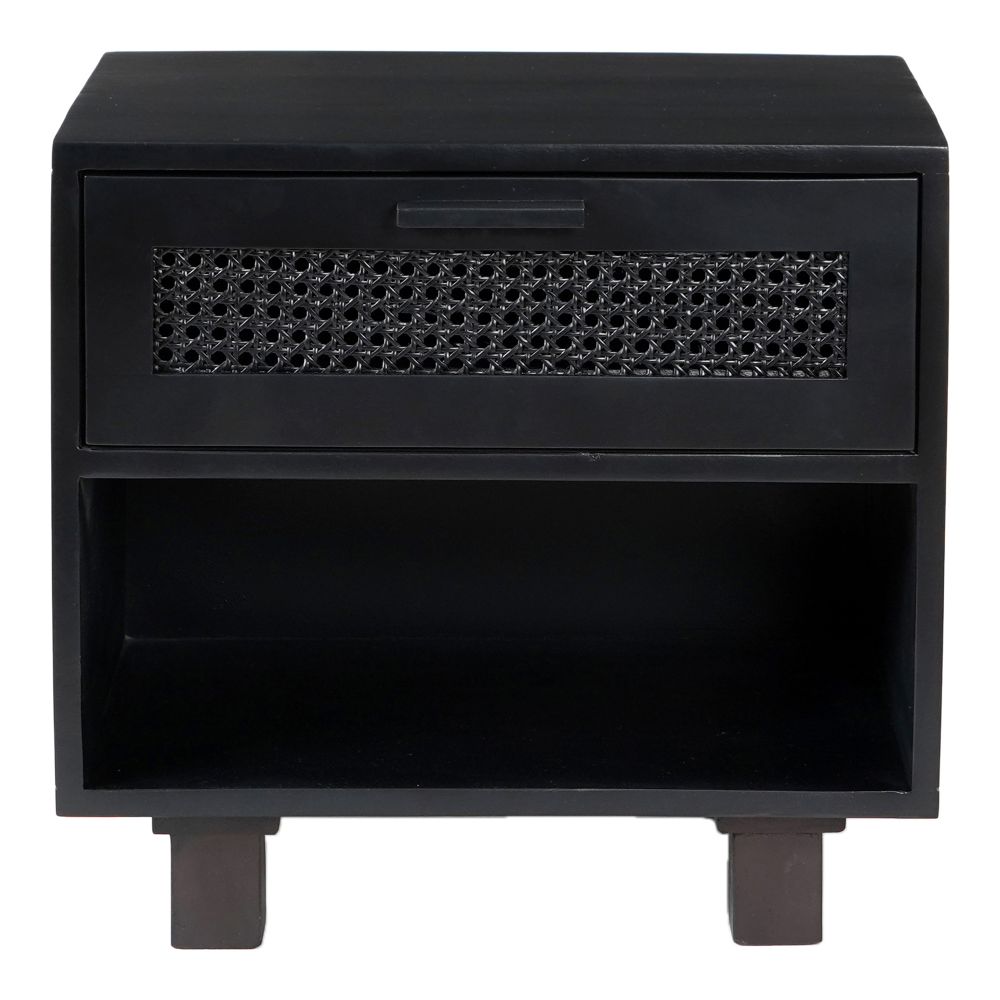 Moes Home Collection BZ-1067-02 Ashton Nightstand in Black
