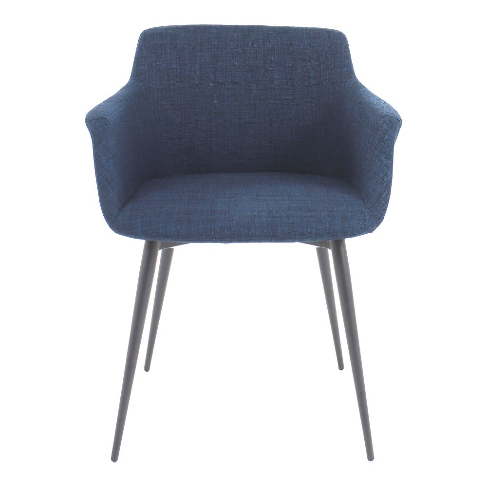 Moes Home Collection EJ-1016-26 Ronda Arm Chair in Blue