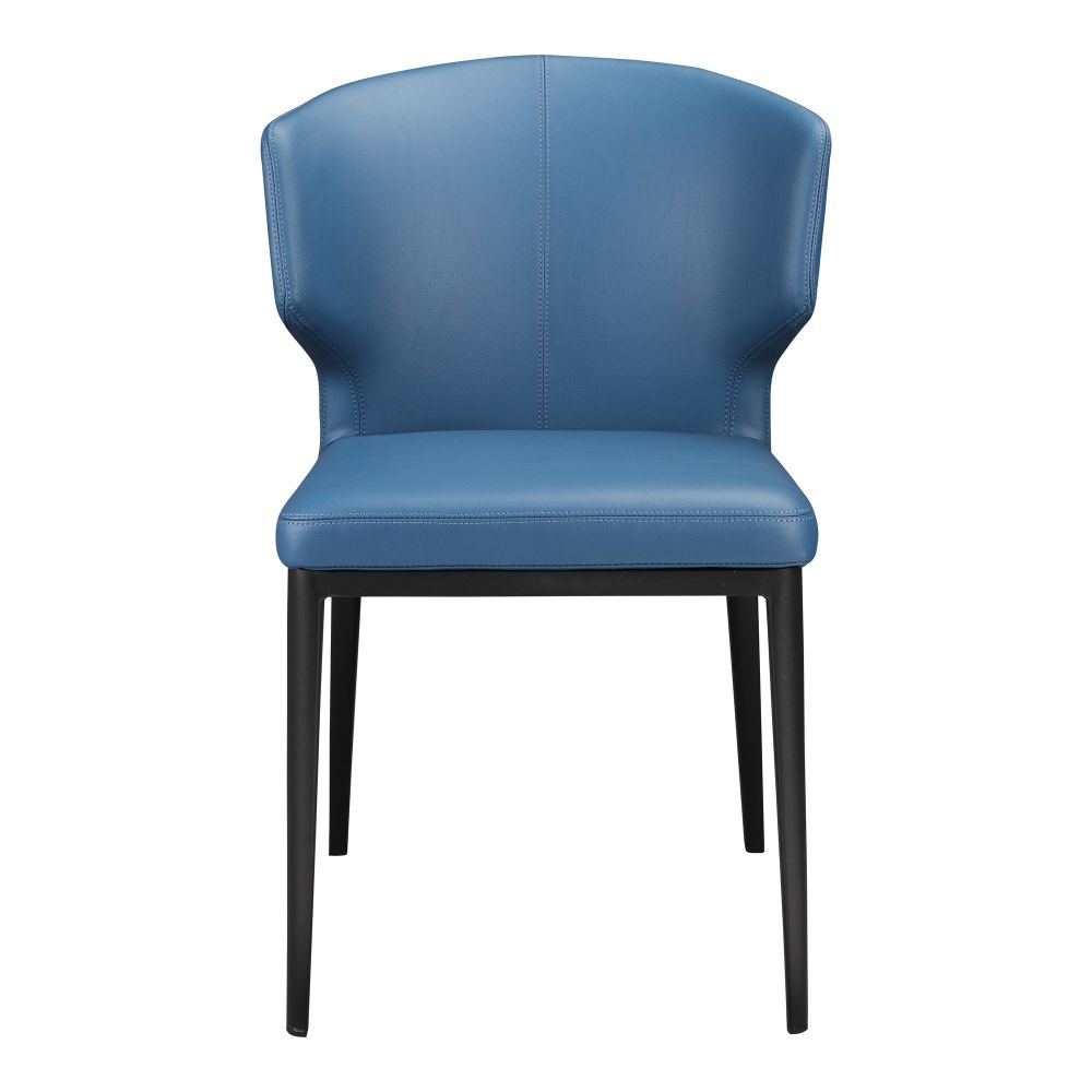 Moes Home Collection EJ-1018-28 Delaney Side Chair in Blue