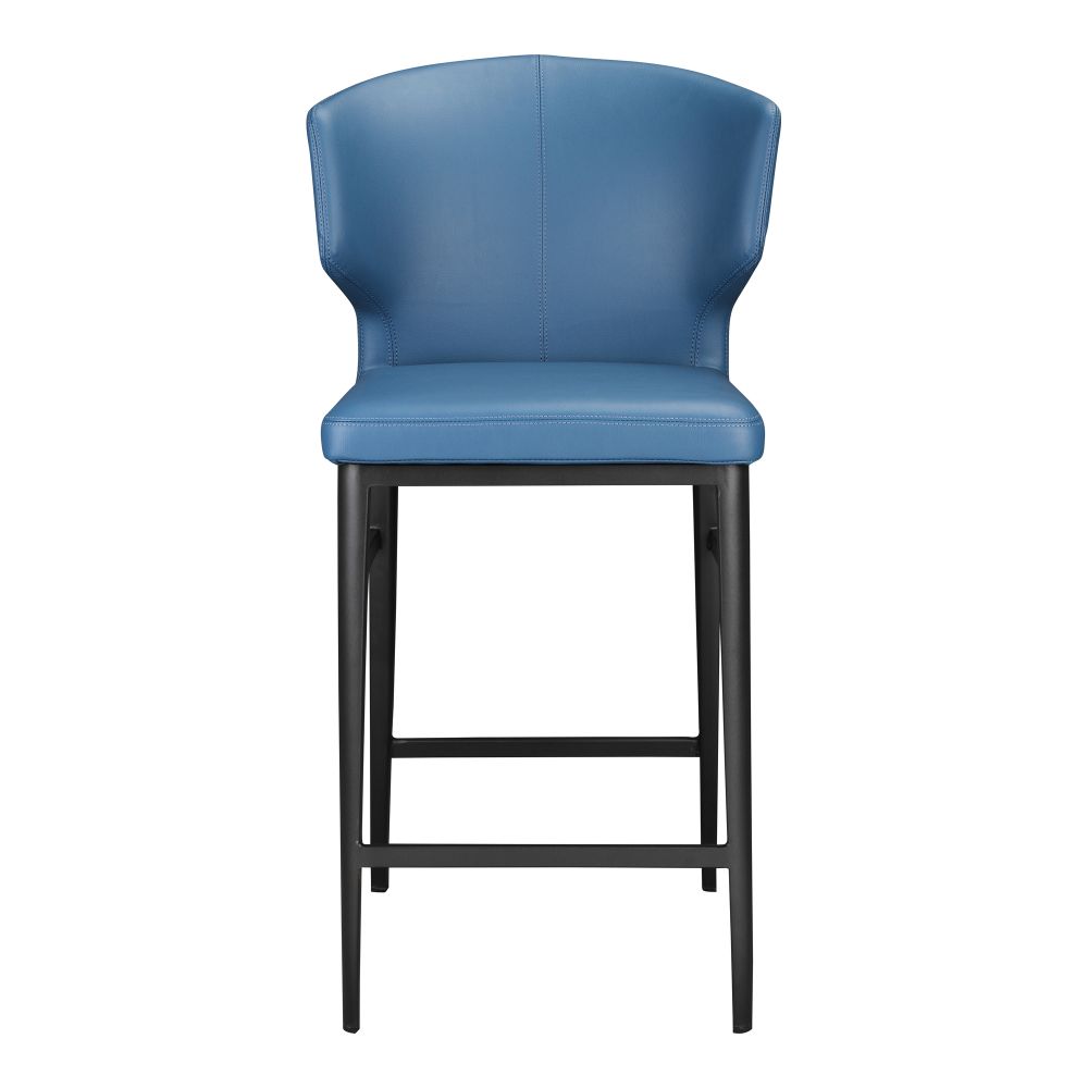 Moes Home Collection EJ-1022-28 Delaney Counter Stool in Blue