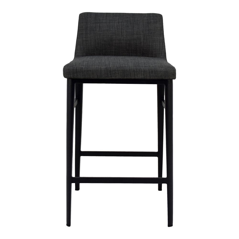 Moes Home Collection EJ-1031-07 Baron Counter Stool in Grey