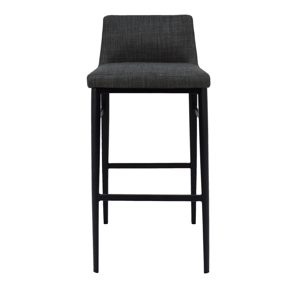 Moes Home Collection EJ-1032-07 Baron Barstool in Grey