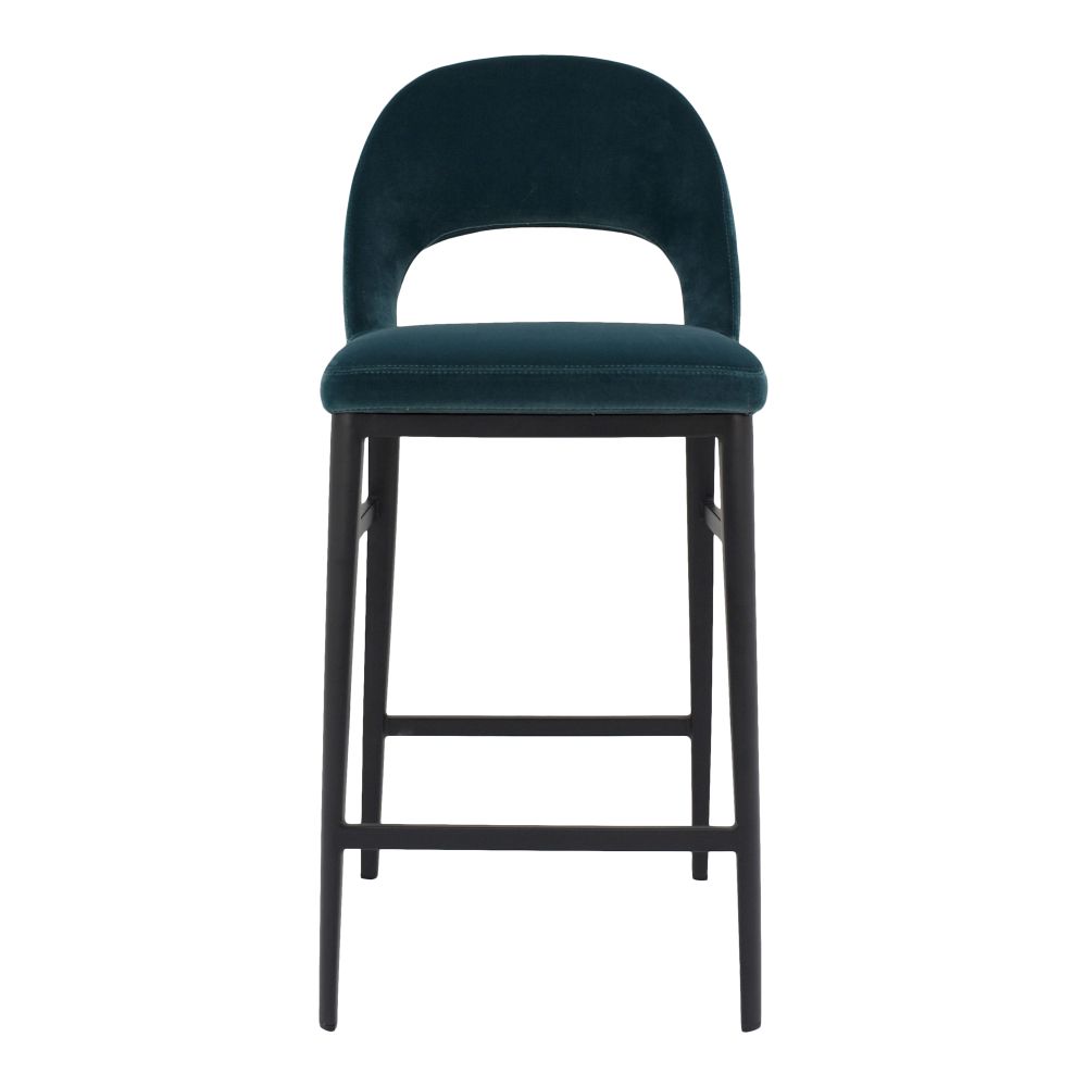 Moes Home Collection EJ-1036-36 Roger Counter Stool in Blue