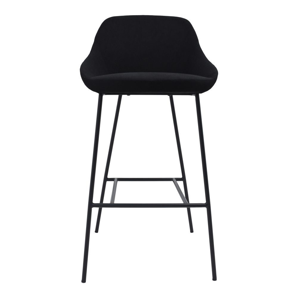 Moes Home Collection EJ-1039-02 Shelby Barstool in Black