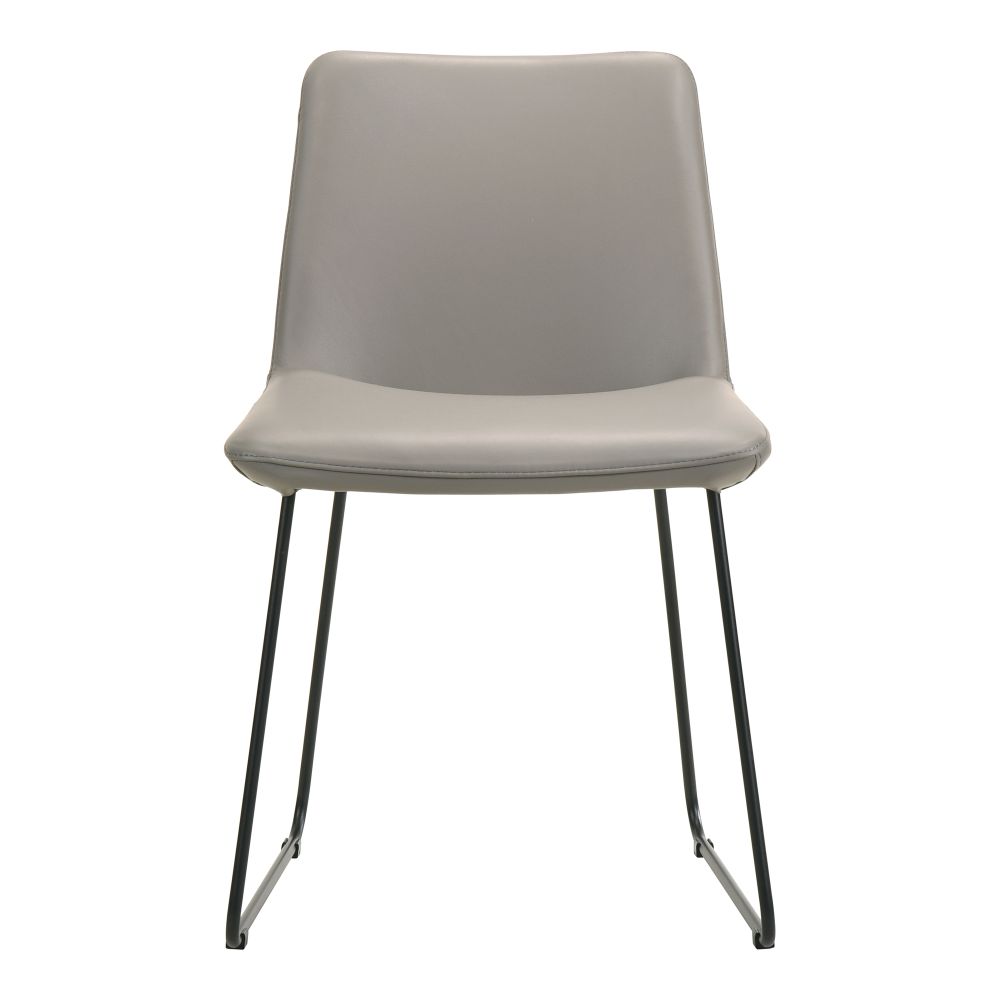 Moes Home Collection EQ-1010-15 Villa Dining Chair in Grey