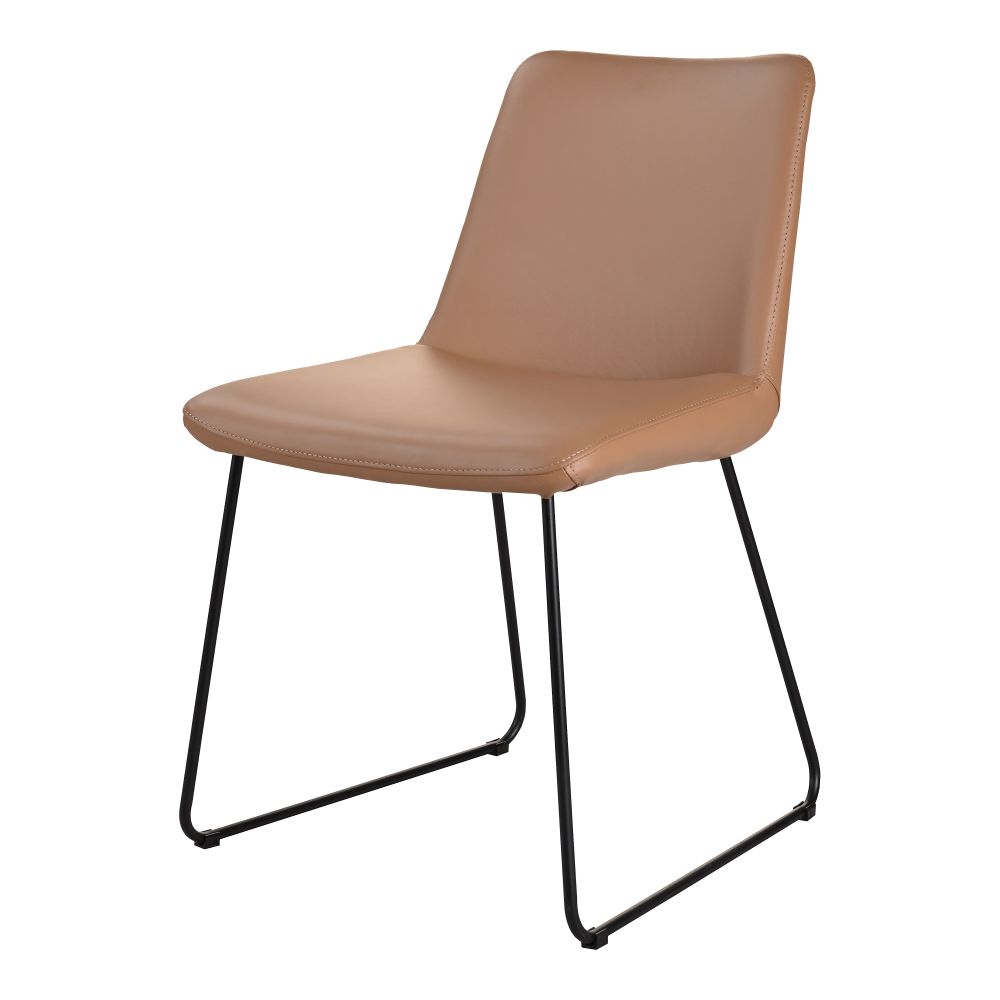 Moes Home Collection EQ-1010-21 Villa Dining Chair in Light Brown-m2