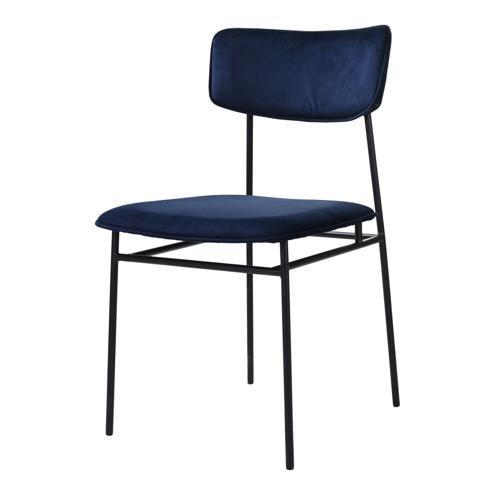 Moes Home Collection EQ-1016-26 Sailor Dining Chair in Blue