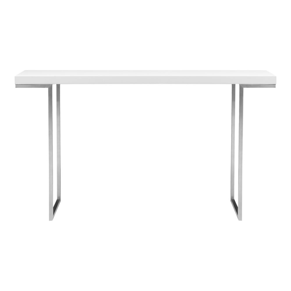 Moes Home Collection ER-1023-18 Repeater Console Table in White