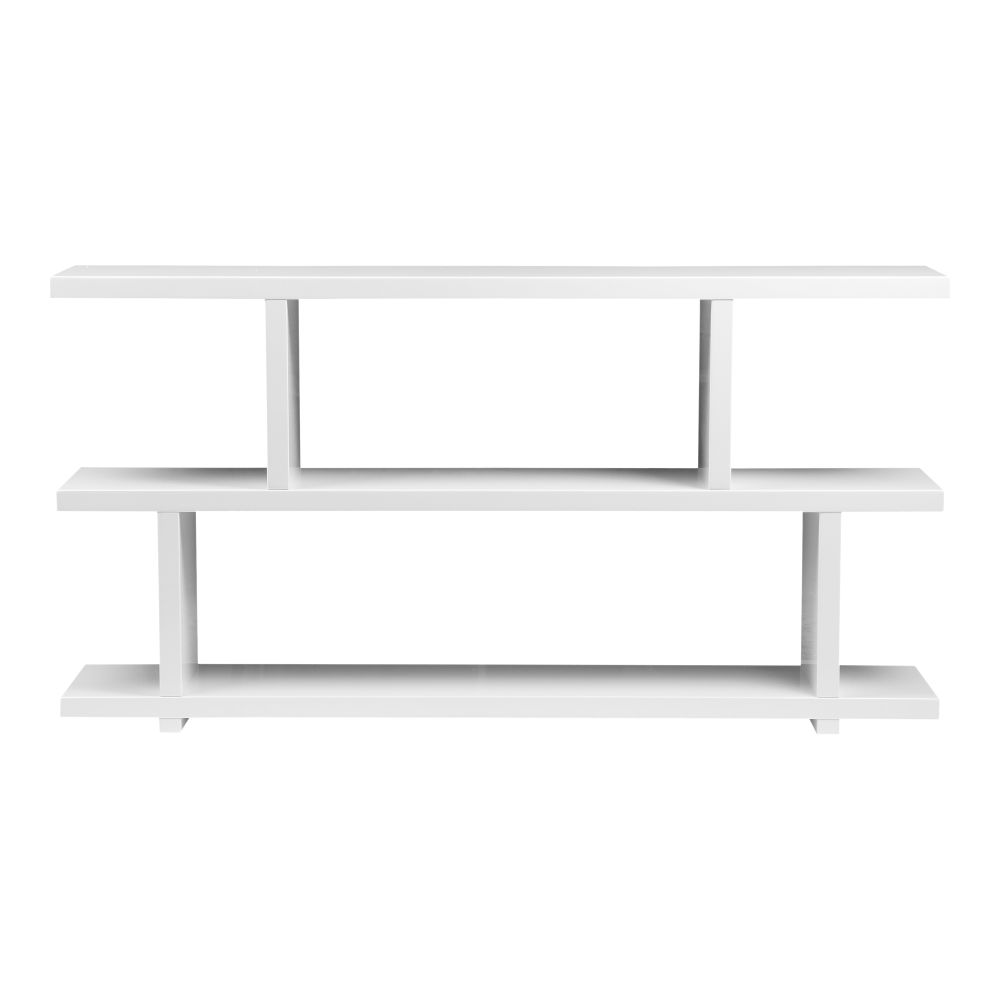 Moes Home Collection ER-1072-18 Miri Small Shelf in White