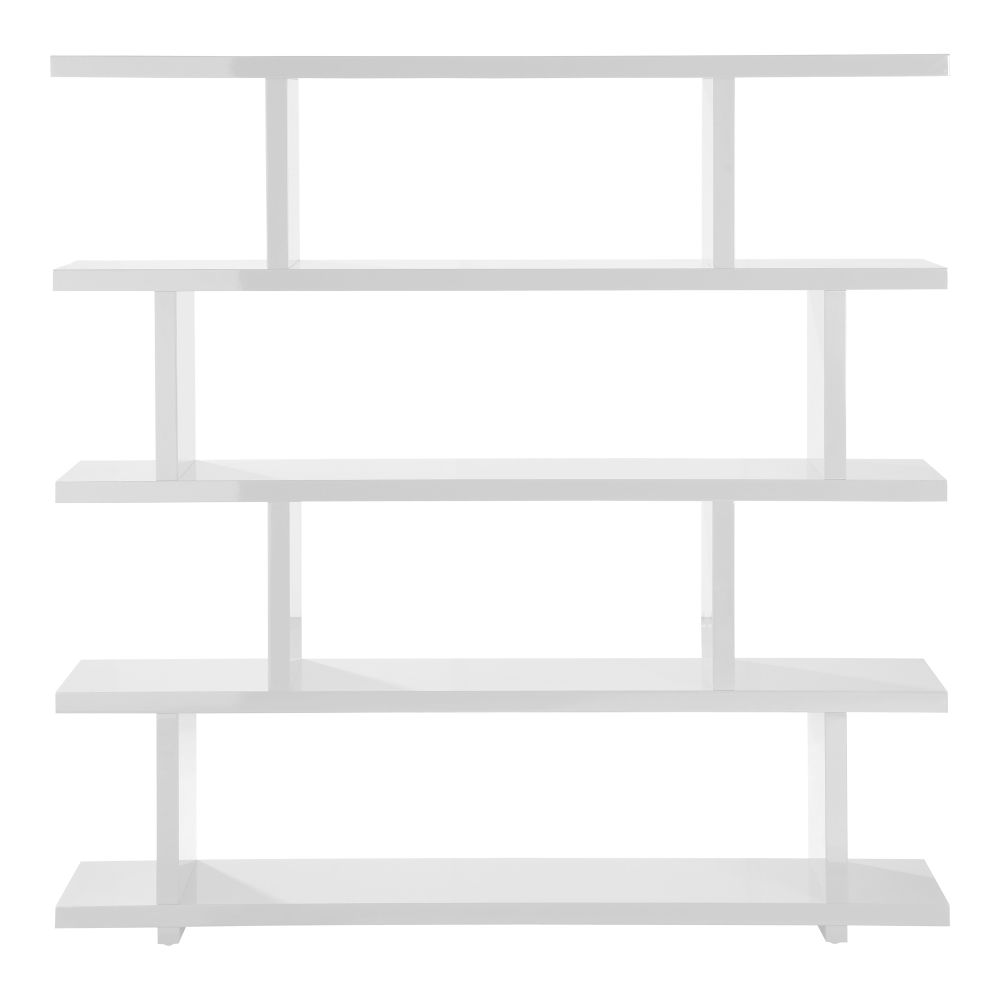 Moes Home Collection ER-1073-18 Miri Large Shelf in White