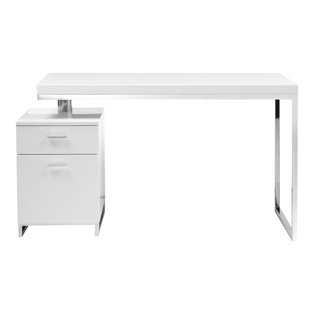 Moes Home Collection ER-1075-18 Martos Desk in White