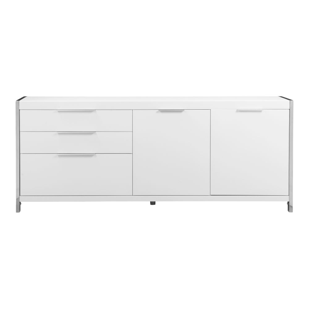 Moes Home Collection ER-1118-18 Neo Sideboard in White