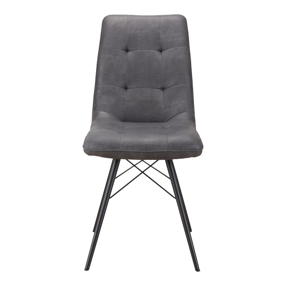 Moes Home Collection ER-2029-15 Morrison Side Chair in Grey