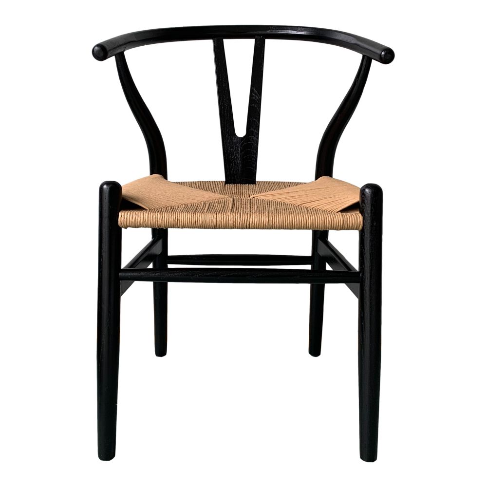 Moes Home Collection FG-1015-37 Ventana Dining Chair in Black / Natural