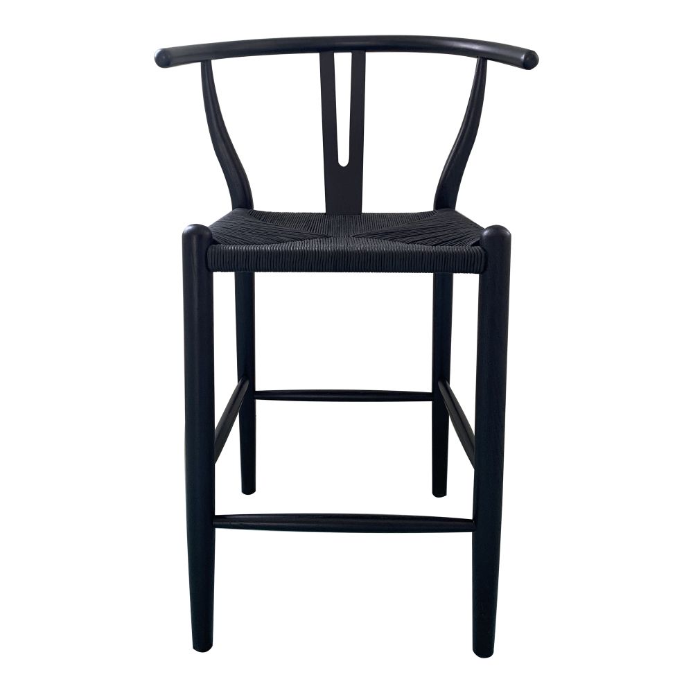 Moes Home Collection FG-1018-02 Ventana Counter Stool in Black