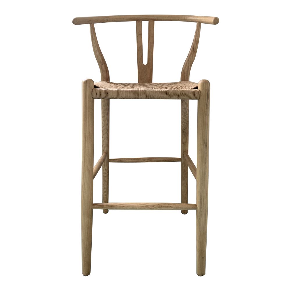 Moes Home Collection FG-1018-24 Ventana Counter Stool in Natural